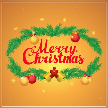 Neşeli Noel el yazı Amazing kare kartpostal