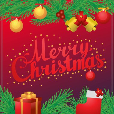 Neşeli Noel el yazı Amazing kare kartpostal