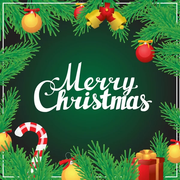 Neşeli Noel el yazı Amazing kare kartpostal