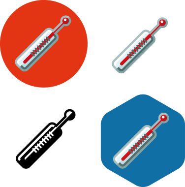 Tıp termometre simgesi