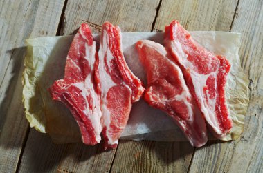 et için güçlü bir kontrast