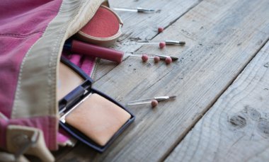 Kadınsı kozmetik arka plan