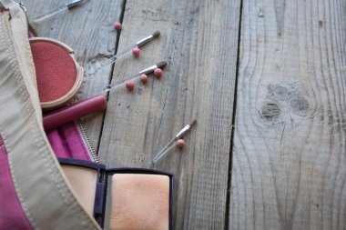 Kadınsı kozmetik arka plan