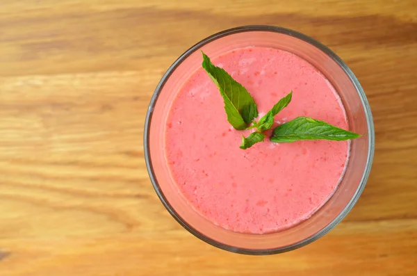 Strawberry milkshake — Stock Photo, Image