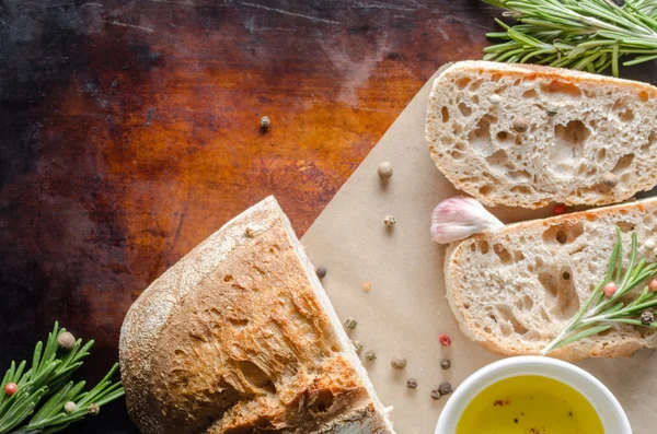 İtalyan ciabatta ekmeği
