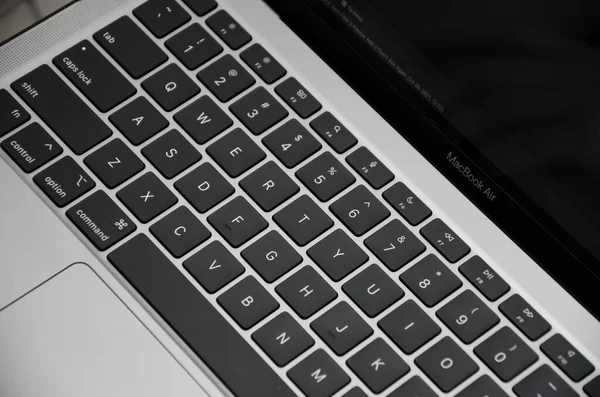 Los Angeles Usa September 2021 Tastatur Des Neuesten Apple Laptops — Stockfoto