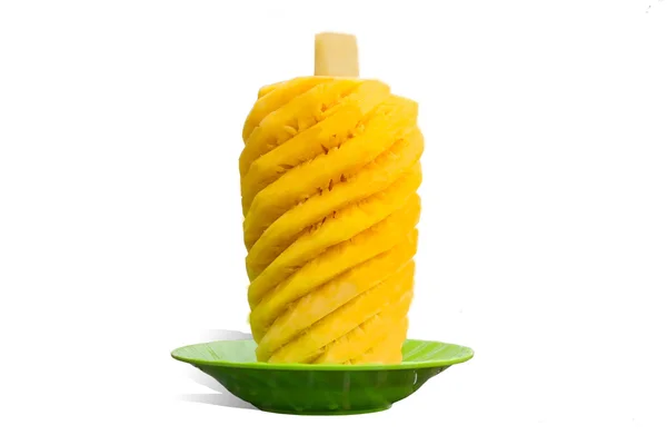 Peeled pineapple — Stock Photo, Image