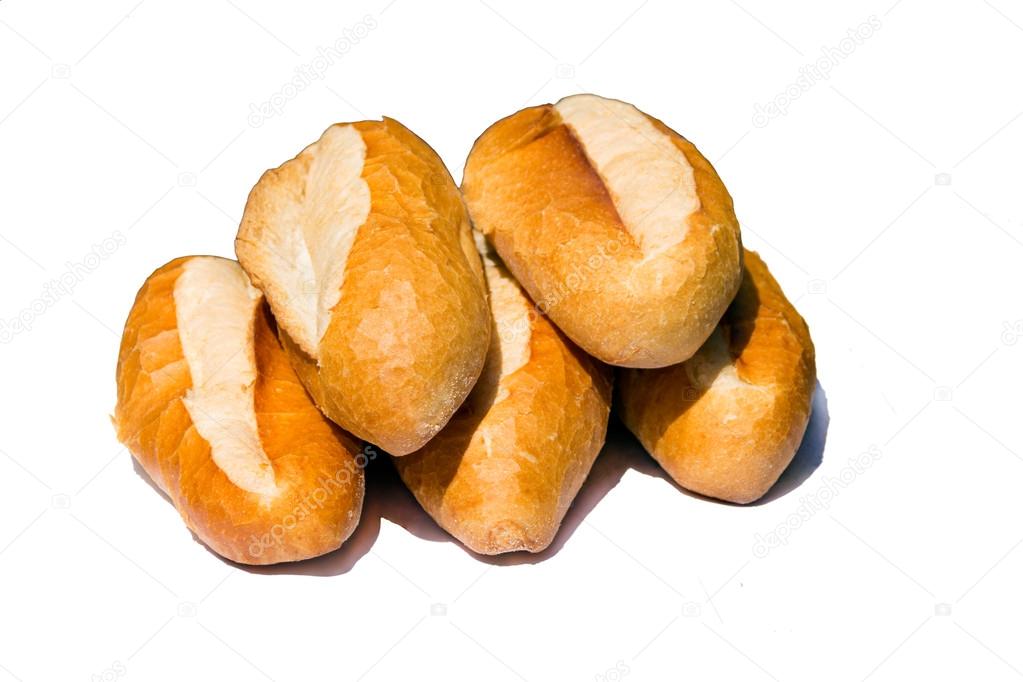 Loaves of white bread