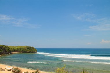 Balangan beach, Bali Adası, Endonezya