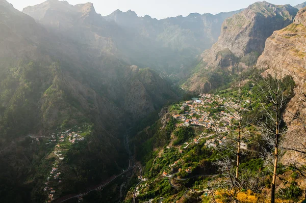 Curral das Freiras údolí jeptišek Madeira — Stock fotografie