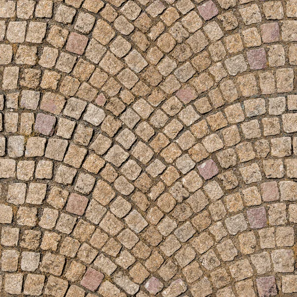 HQ seamless, tileable texture decorative cobblestone pavement. — Stock Photo, Image