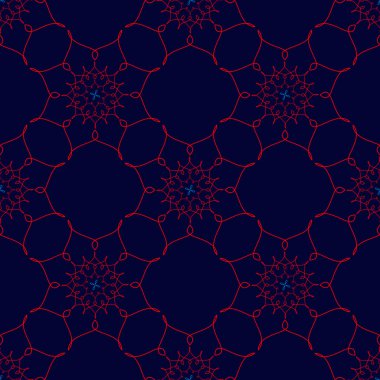 Kırmızı Arapça Vintage süsleme. Desenli tasarım öğesi, yoga logo tasarım için. Etnik Amulet.illustration. Sorunsuz