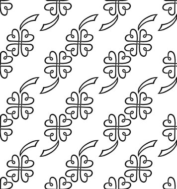 St. Patrick'ın gün arka plan. Seamless modeli. Vektör illustrat