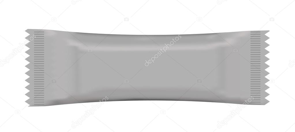 food blank package isolated over white background. Vector illust