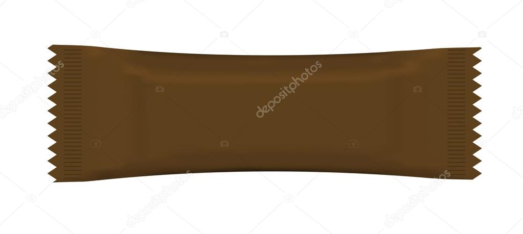 food blank package isolated over white background. Vector illust