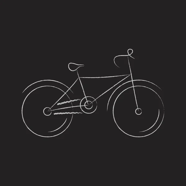 Bicicletă stilizată, ilustrație vectorială — Vector de stoc