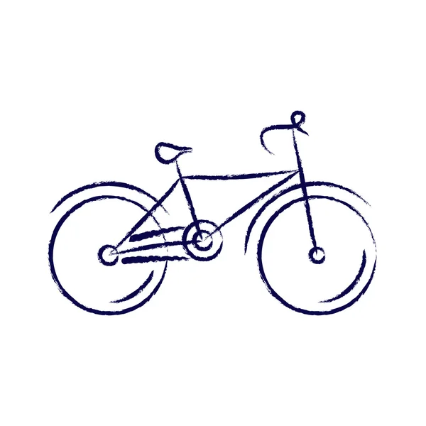 Bicicletta stilizzata, illustrazione vettoriale — Vettoriale Stock