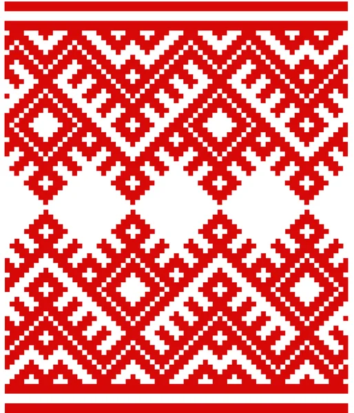 Slovinský tradiční vzor Ornament. Pozadí. Běloruské vzoru — Stockový vektor