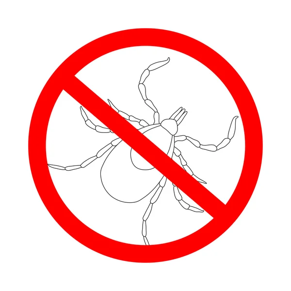 Клещ рисунок простой