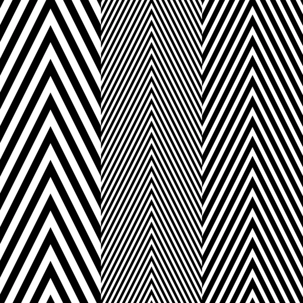 抽象的黑色和白色人字形织物风格矢量无缝模式 — 图库矢量图片
