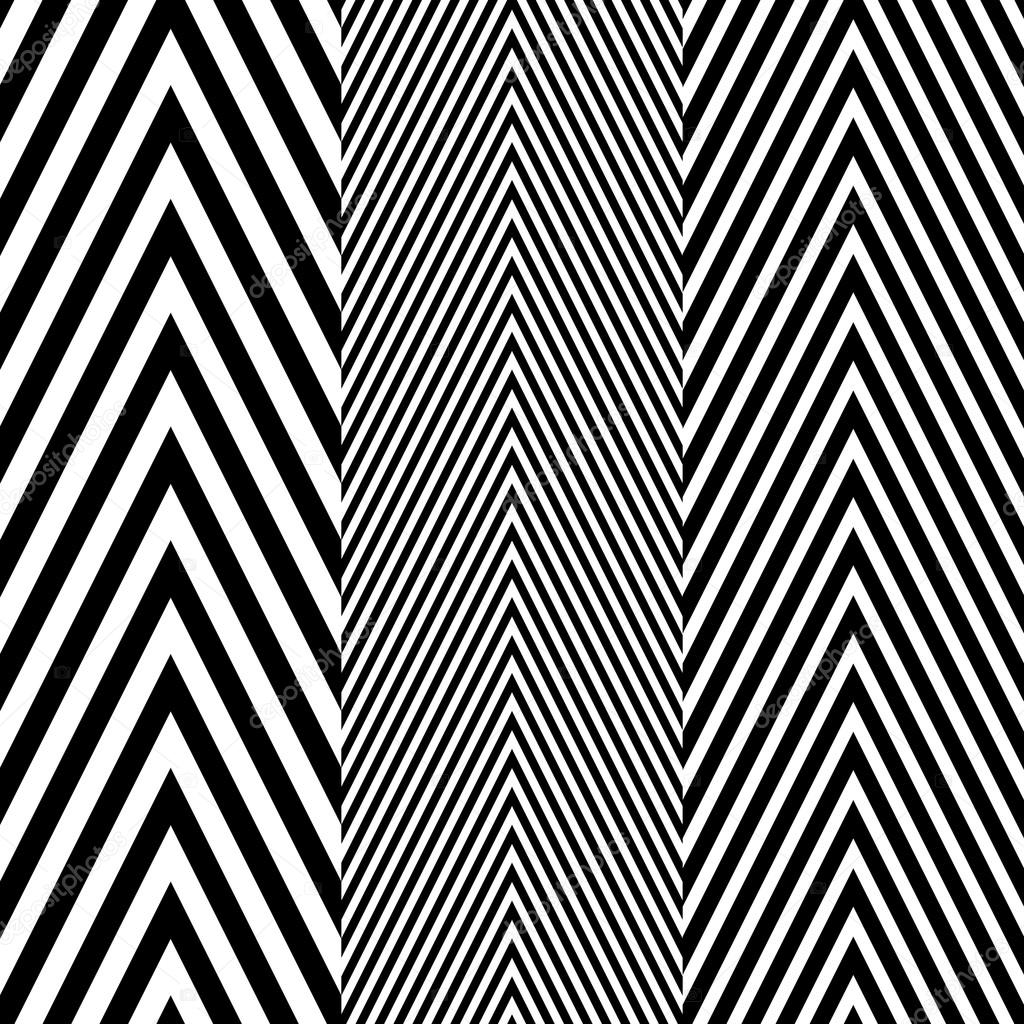 Abstract Black and White Herringbone Fabric Style Vector Seamless Pattern