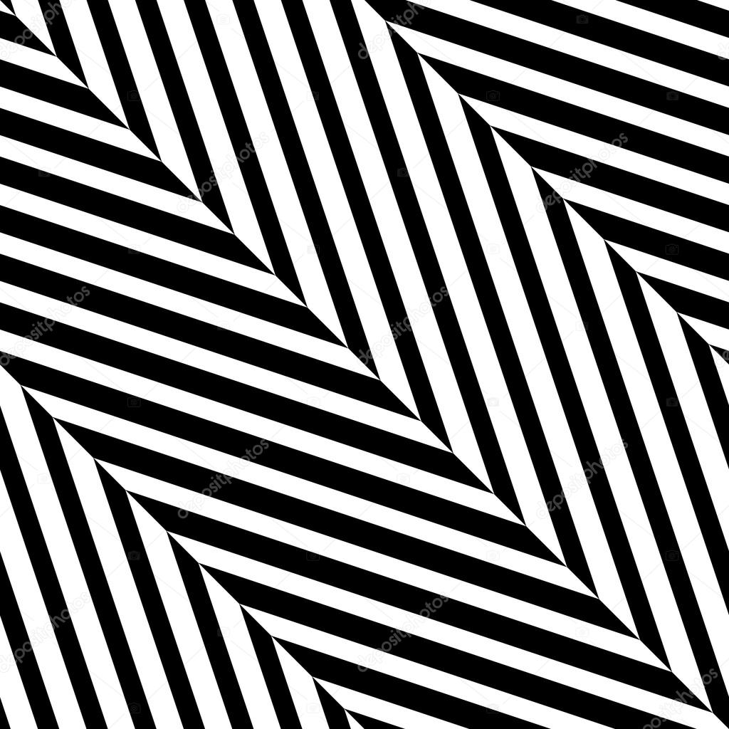 Black White Diagonal Stripe Vector Seamless Pattern