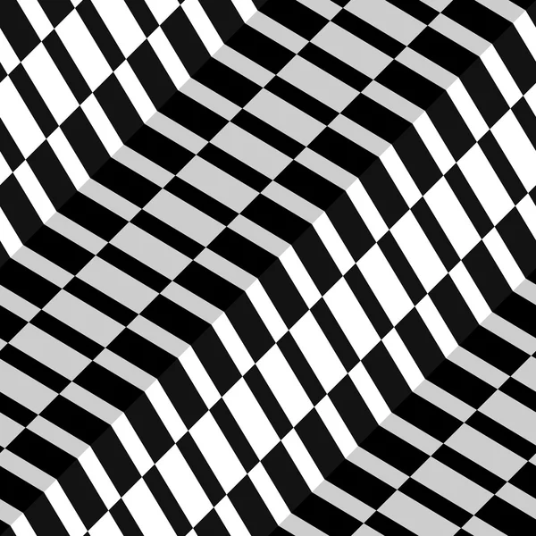 Abstracte Herringbone stof stijl Vector naadloze patroon — Stockvector