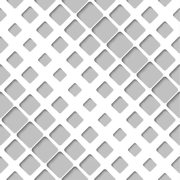 Treillis en papier diagonal abstrait, motif sans couture vectoriel — Image vectorielle