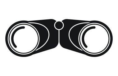 Modern dürbün simgesi, vektör çizim