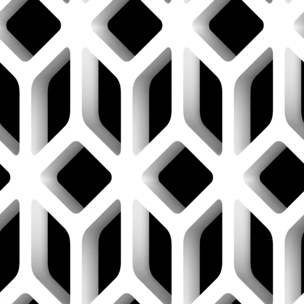 3D-lattice Vector naadloze patroon — Stockvector