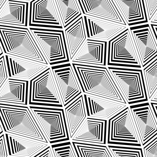 Modèle sans couture géométrique triangulaire vectoriel abstrait — Image vectorielle