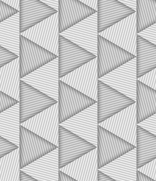 Résumé Triangles rayés Modèle sans couture vectoriel géométrique — Image vectorielle