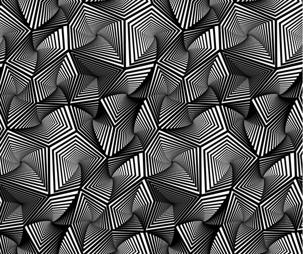 Abstract Geometric Triangular Vector Seamless Pattern
