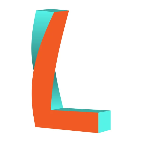 Élément de modèle de conception d'icône de logo de la lettre K torsadée — Image vectorielle