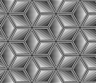 Soyut çizgili vektör Seamless Modeli