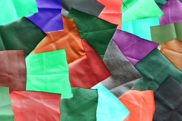     küçük renkli kumaş parçalarını arka plan yaptı 