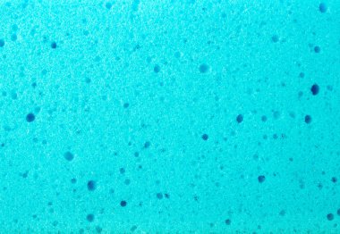 arka plan mavi gözenekli yumuşak poliüretan köpük