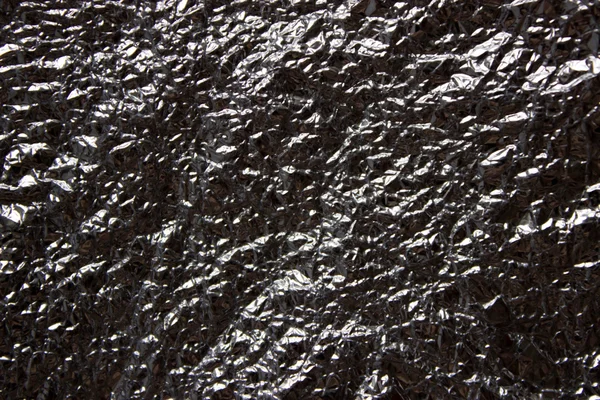 Абстрактний фон блискучий хромований срібний фольга розриви — стокове фото