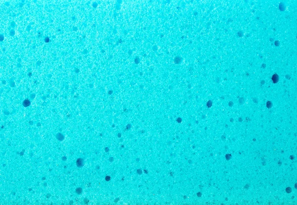 抽象背景蓝色多孔软质聚氨酯泡沫塑料 — 图库照片