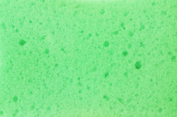 抽象背景绿色多孔软质聚氨酯泡沫塑料 — 图库照片