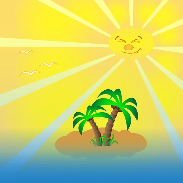 plaj avuç içi Güneş denizde rahatlatıcı