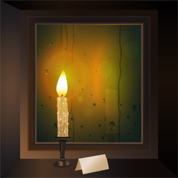 Candle in the window