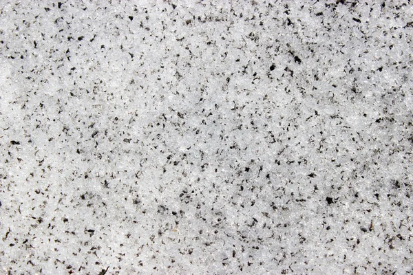 Schneegrau schmutzigen Hintergrund körnigen Kristallperlen — Stockfoto