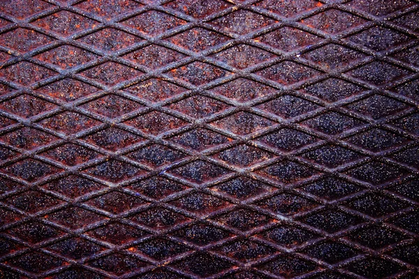어두운 배경 철 금속 오래 된 녹슨 — 스톡 사진