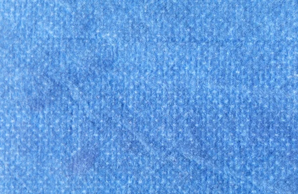 Sfondo tela grossolano blu cicatrici ranghi tessili — Foto Stock