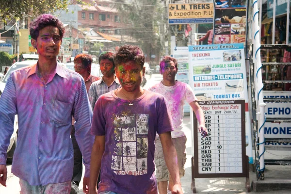 Holi Festival in Nepal — Stock Photo, Image