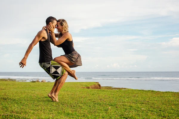 Sport dance couple — Stock Photo, Image