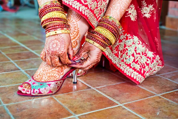 Diseño de la boda de Henna mehndi — Foto de Stock