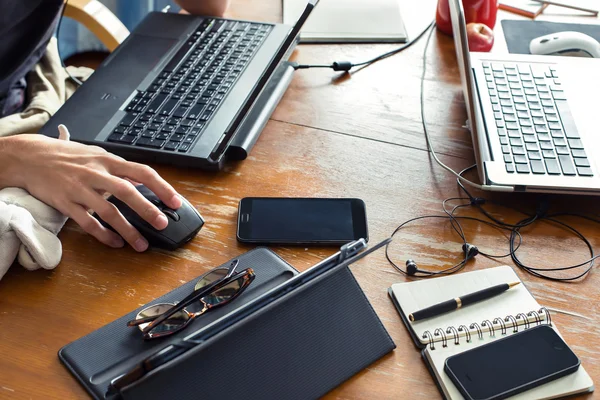 Freelance work space — Stock Photo, Image