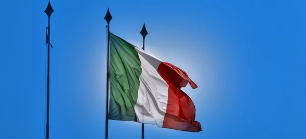 Italian flag — Stock Photo, Image